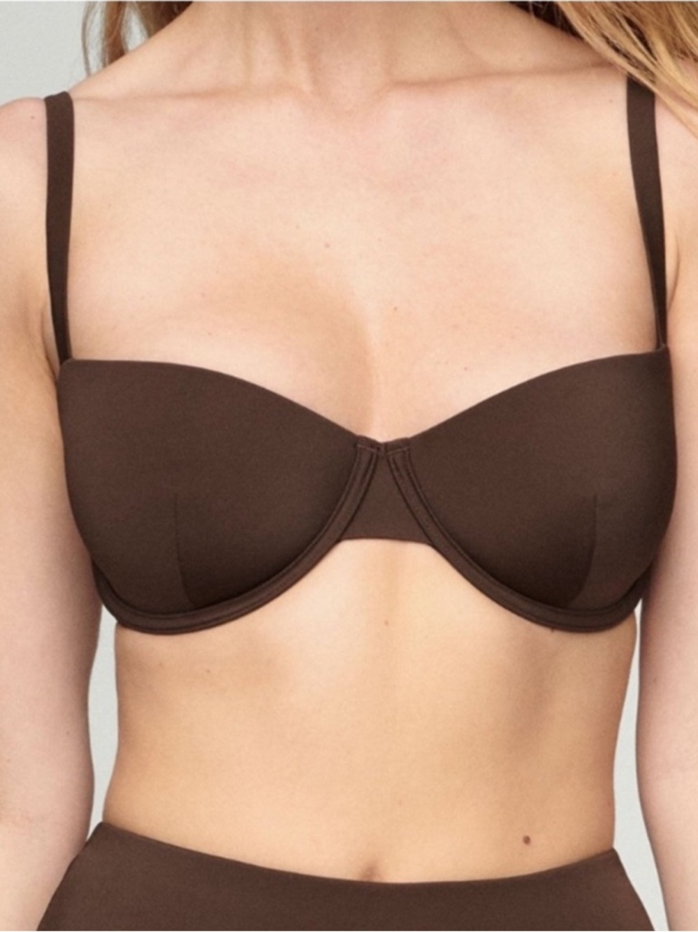 CUUP The Balconette Swim Top - Earth